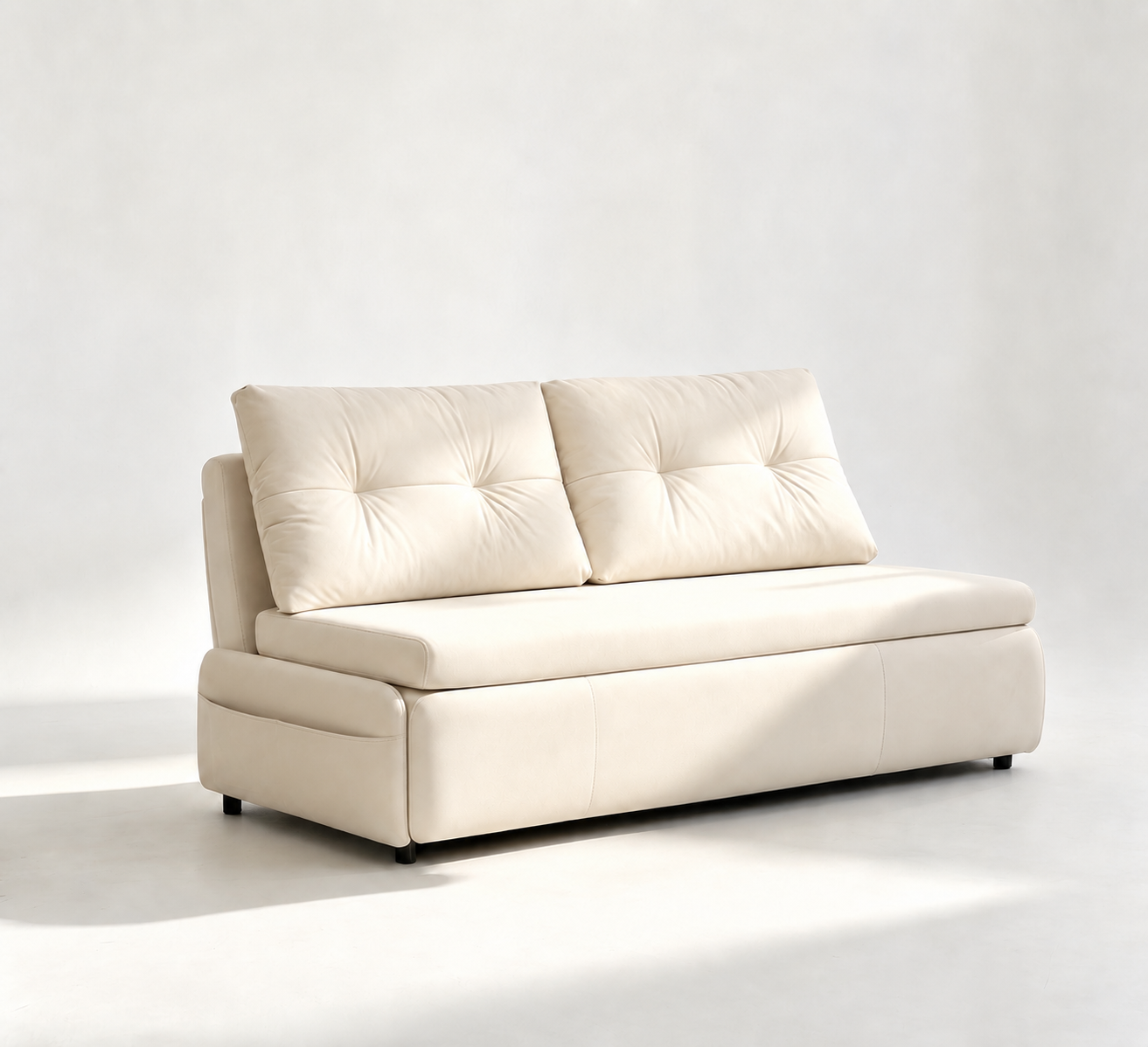 可拆洗無扶手梳化床｜小戶型抽拉伸縮摺疊坐臥兩用 沙發 sofa 梳化 布藝梳化 單人梳化 雙人梳化 三人梳化 梳化椅